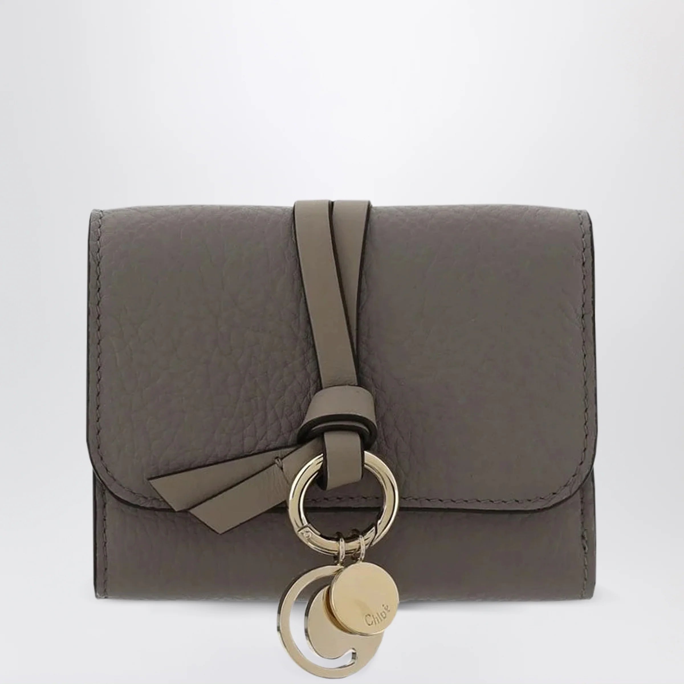 Chloé Small Alphabet trifold wallet grey