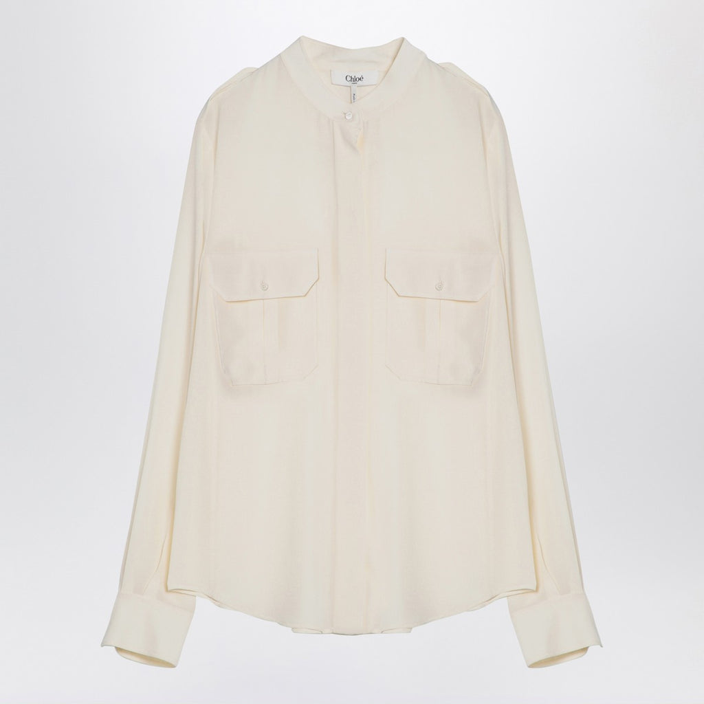 Chloé Ivory silk blouse