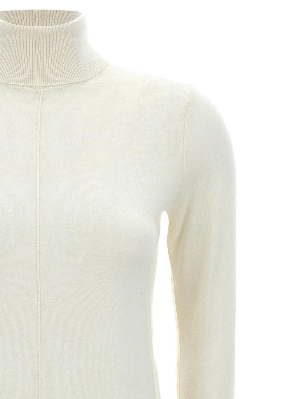 Chloé ChloÉ Logo Embroidery Turtleneck Sweater