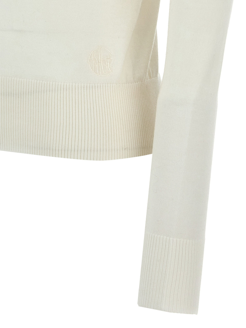 Chloé ChloÉ Logo Embroidery Turtleneck Sweater