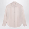 The Frankie Shop Semi-sheer pink shirt