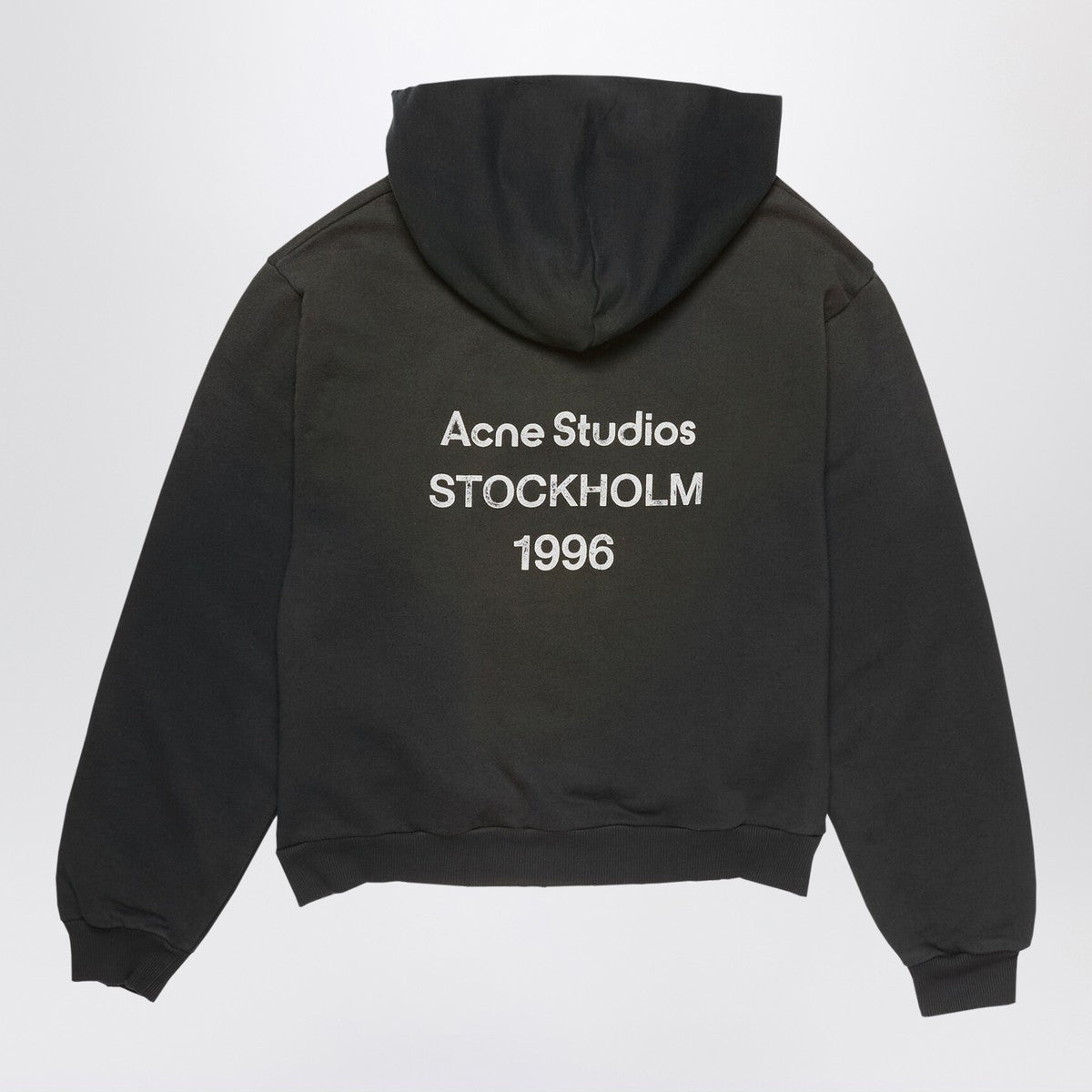 Acne Studios Logo hooded sweater black