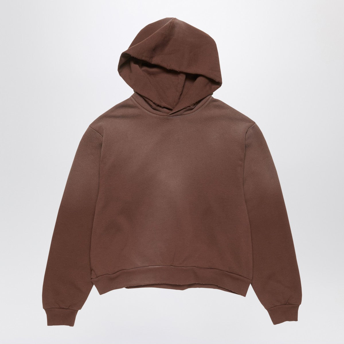 Acne Studios Logo hooded sweater chocolate