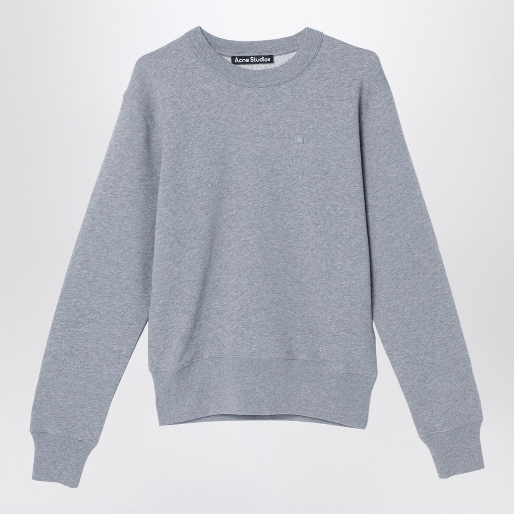 Acne Studios Grey sweatshirt with small logo patch