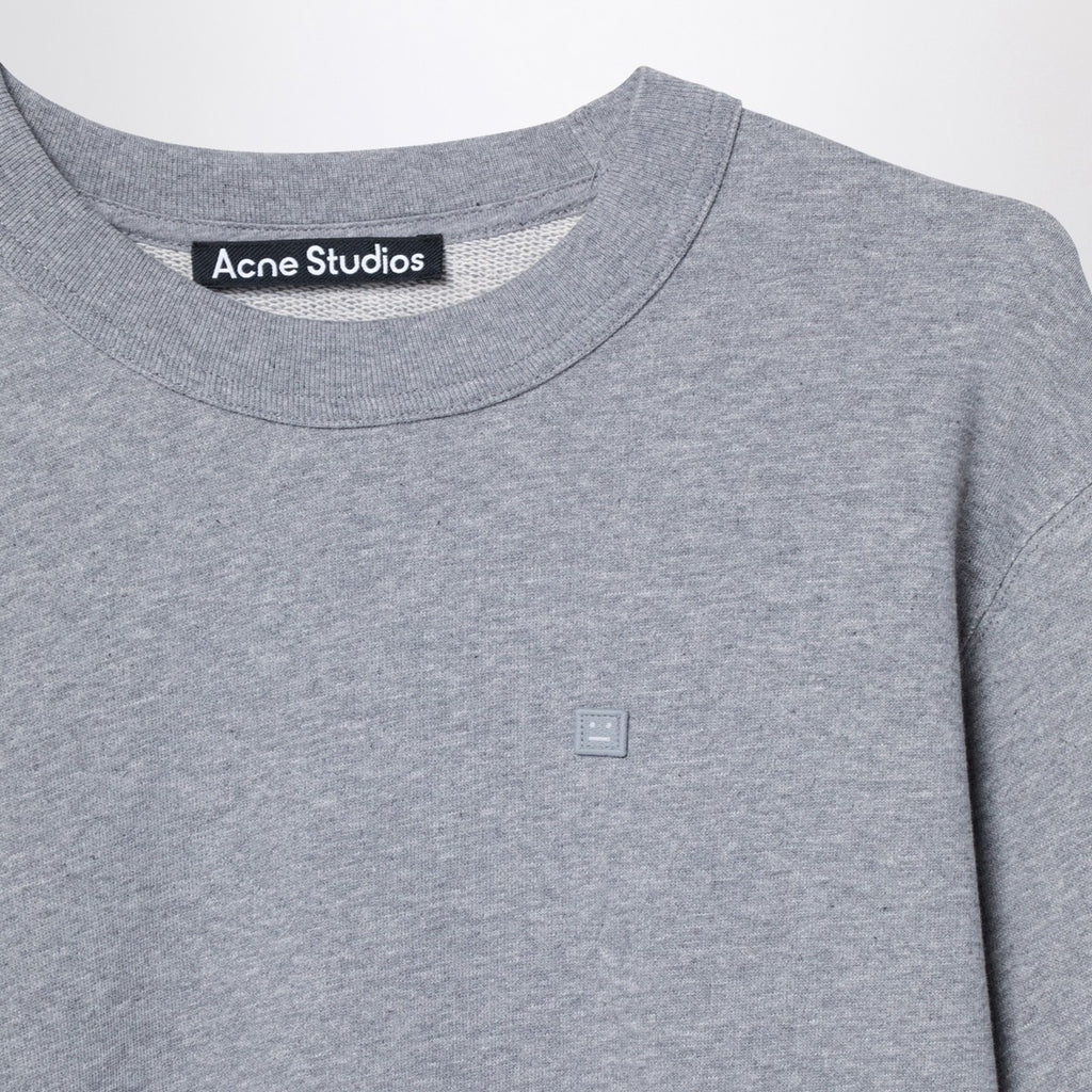 Acne Studios Grey sweatshirt with small logo patch