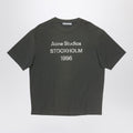 Acne Studios Logo t-shirt Relaxed fit faded black