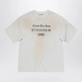 Acne Studios Logo T-shirt Relaxed fit Dusty White