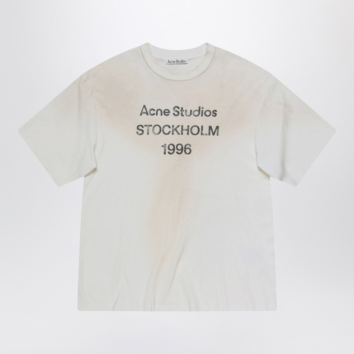 Acne Studios Logo T-shirt Relaxed fit Dusty White