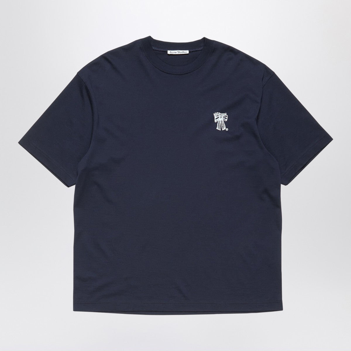 Acne Studios Logo t-shirt navy blue