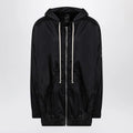 Champion x Rick Owens Lightweight black zip jacket in nylon