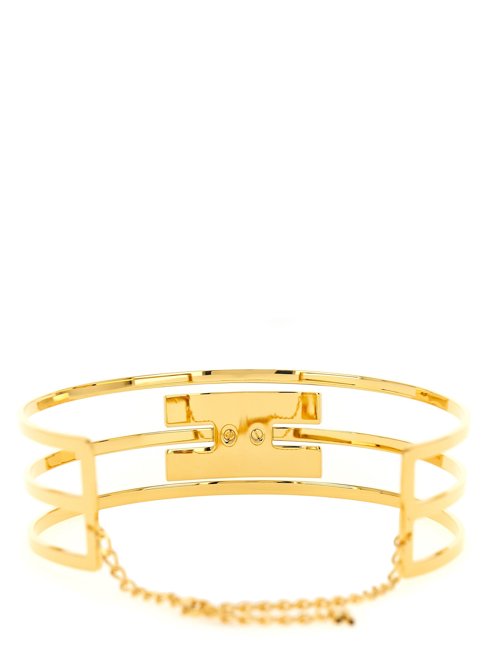 Elisabetta Franchi Logo Band Necklace