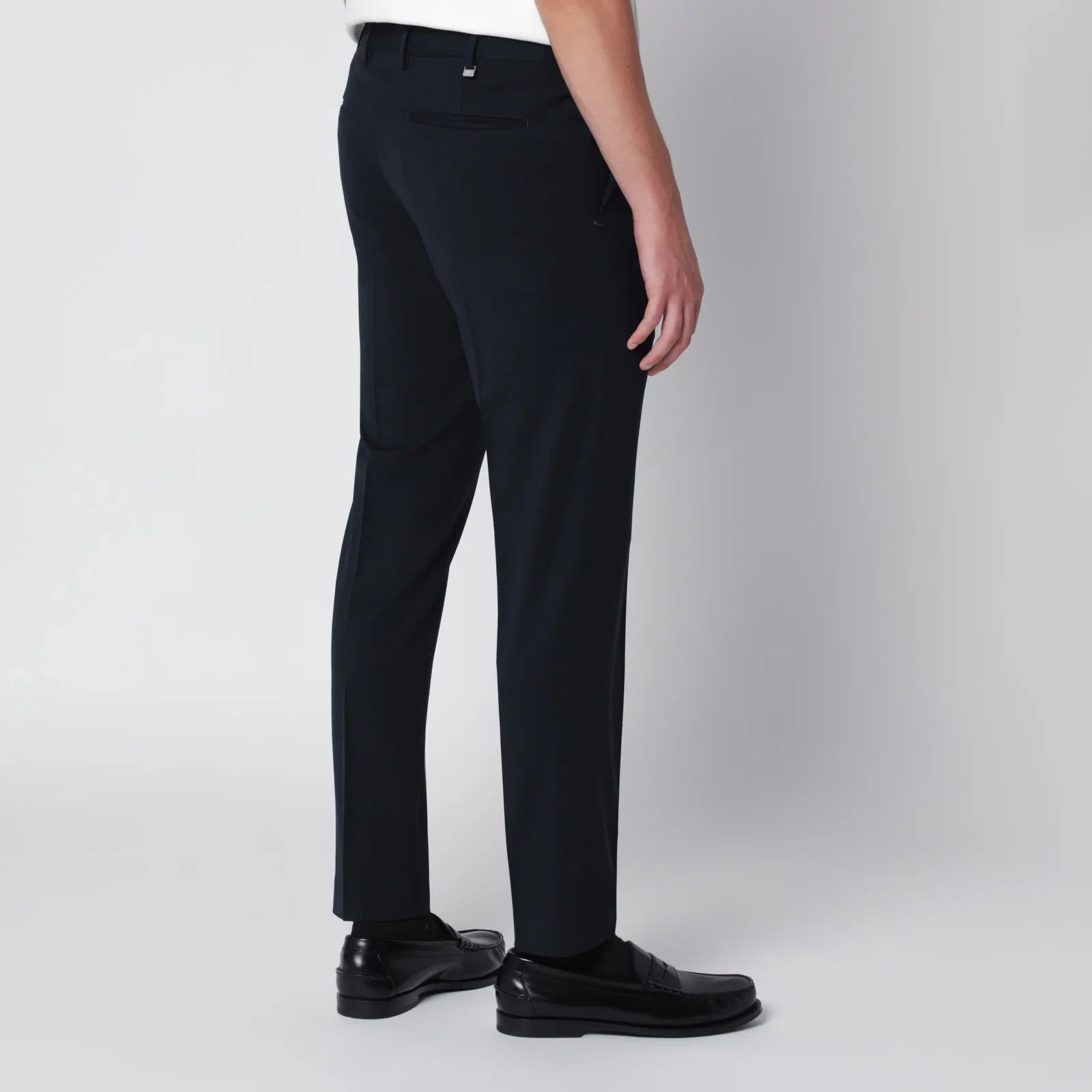 PT Torino Dieci trousers in blue wool blend