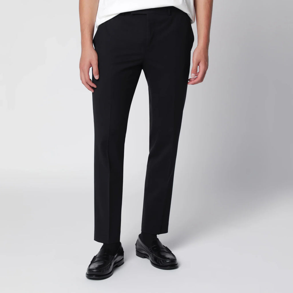 PT Torino Dieci trousers in black wool blend
