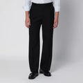 PT Torino Black Cotton Trousers