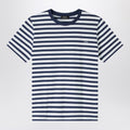 A.P.C. Striped blue and white crew-neck T-shirt