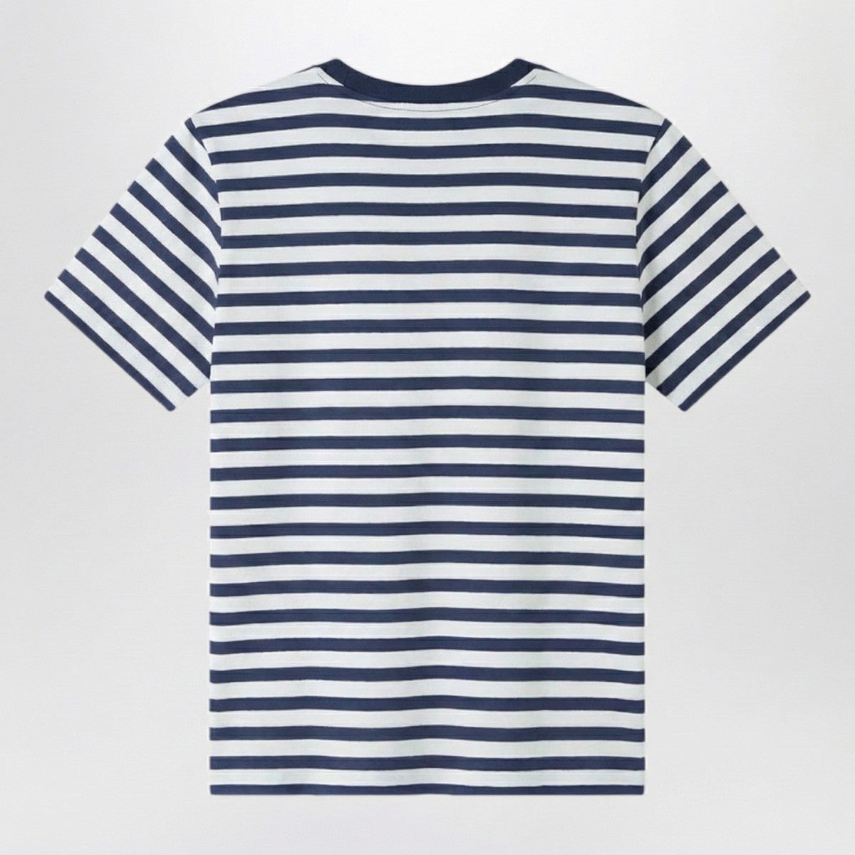 A.P.C. Striped blue and white crew-neck T-shirt