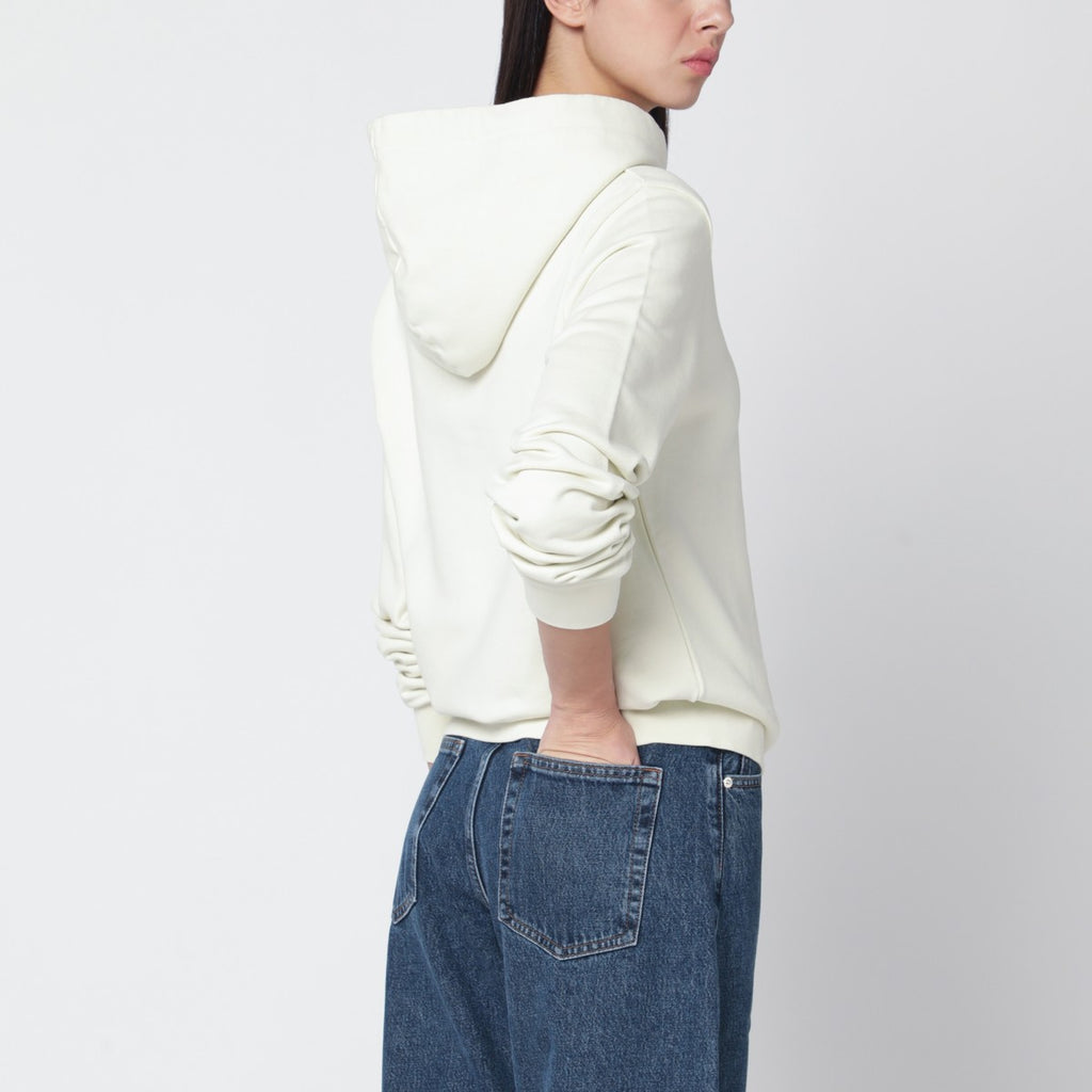 A.P.C. Ecru sweatshirt with logo print