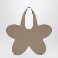 Coperni Flower beige leather tote bag