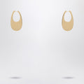 Coperni Large golden Swipe earrings