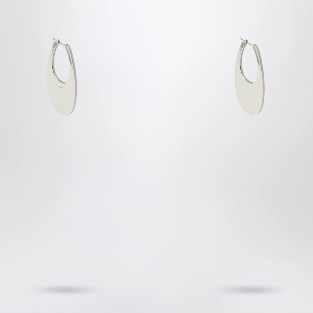 Coperni Large silver Swipe earrings