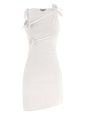 Coperni Asymmetric Flower Dress