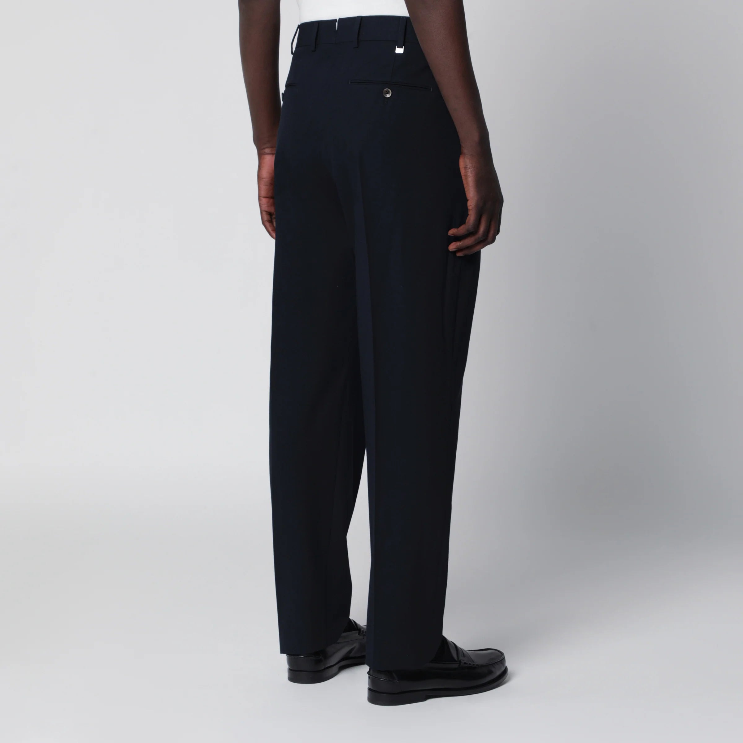 PT Torino Blue cotton trousers