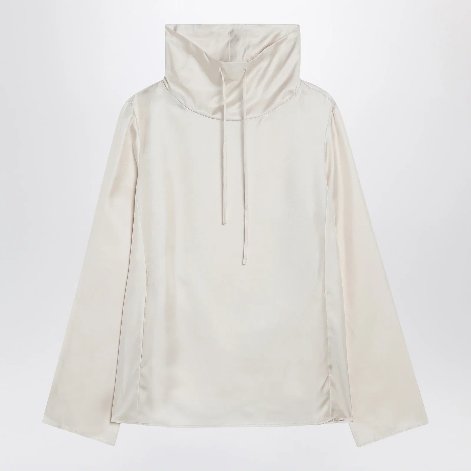 LouLou De Saison Ivory Cyna silk blouse