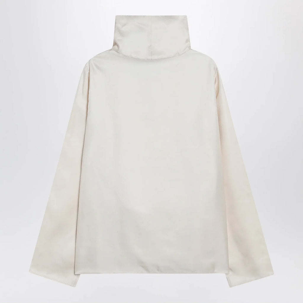 LouLou De Saison Ivory Cyna silk blouse