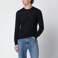 Drumohr Navy blue wool crew-neck sweater