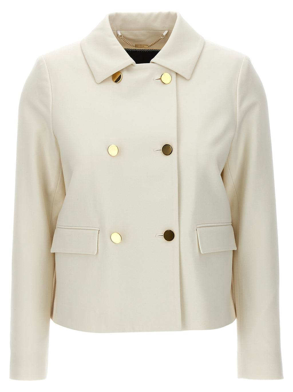 Kiton Cropped Double-breasted Jacket