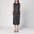 P.A.R.O.S.H. Blue lace midi dress