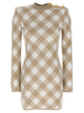 Balmain Vichy Dress