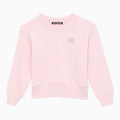 Acne Studios Crew-neck light pink cotton sweatshirt