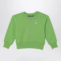 Acne Studios Green sweatshirt with small logo patch