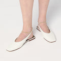 MARIA LUCA Ivory Augusta slingback