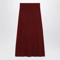 Max Mara Raspberry skirt in stretch cashmere knit