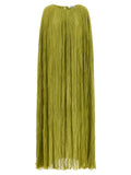 Federica Bonifaci The Pleated Dress Cape Dress