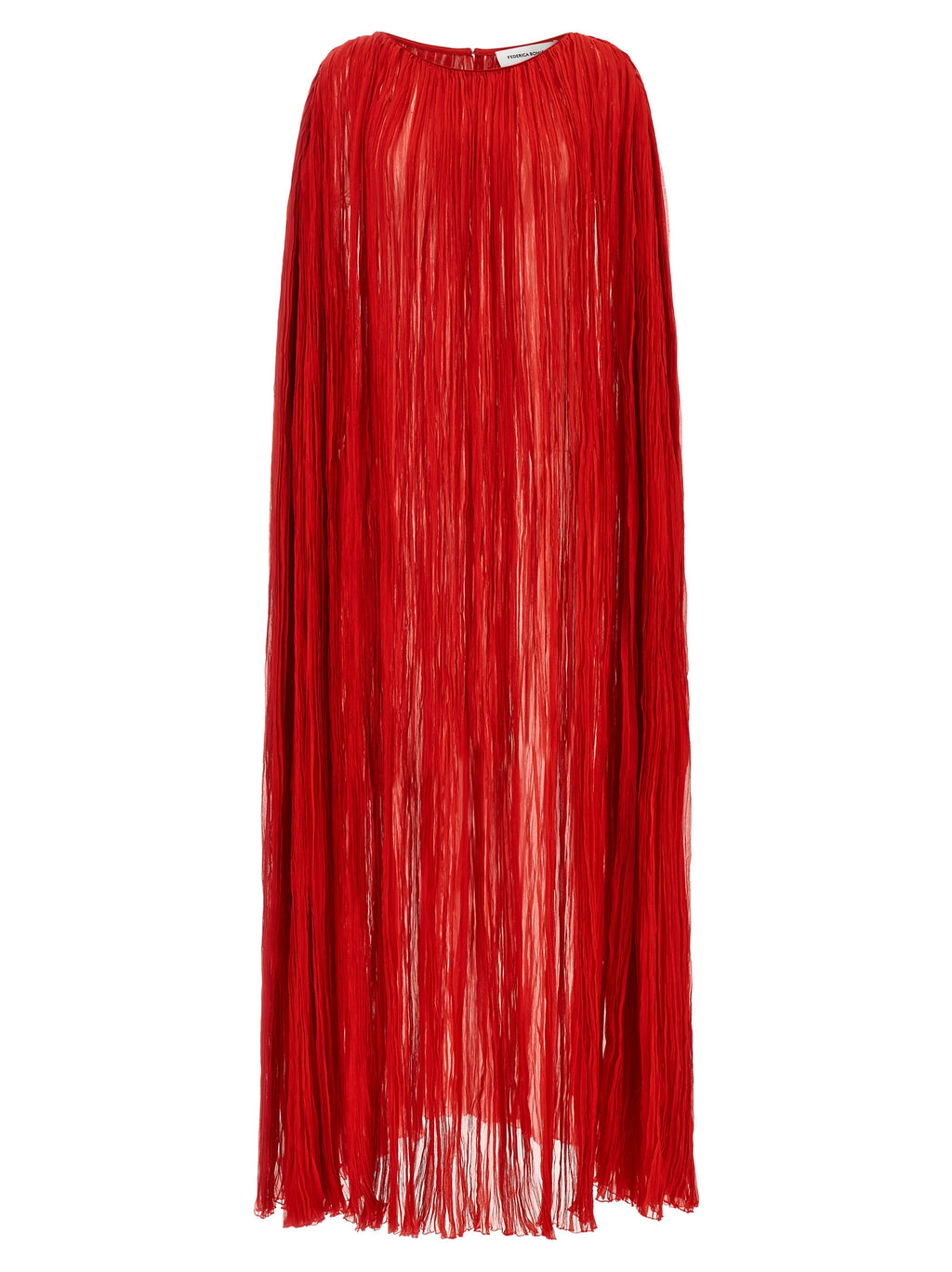 Federica Bonifaci The Pleated Dress Cape Dress