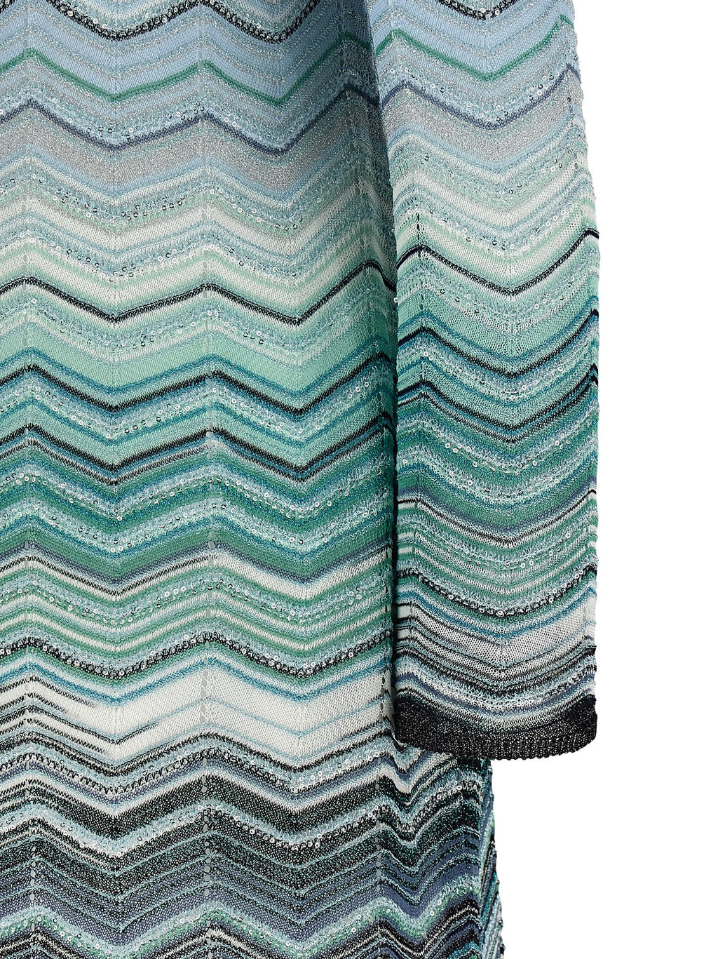Missoni Chevron Lamé Dress