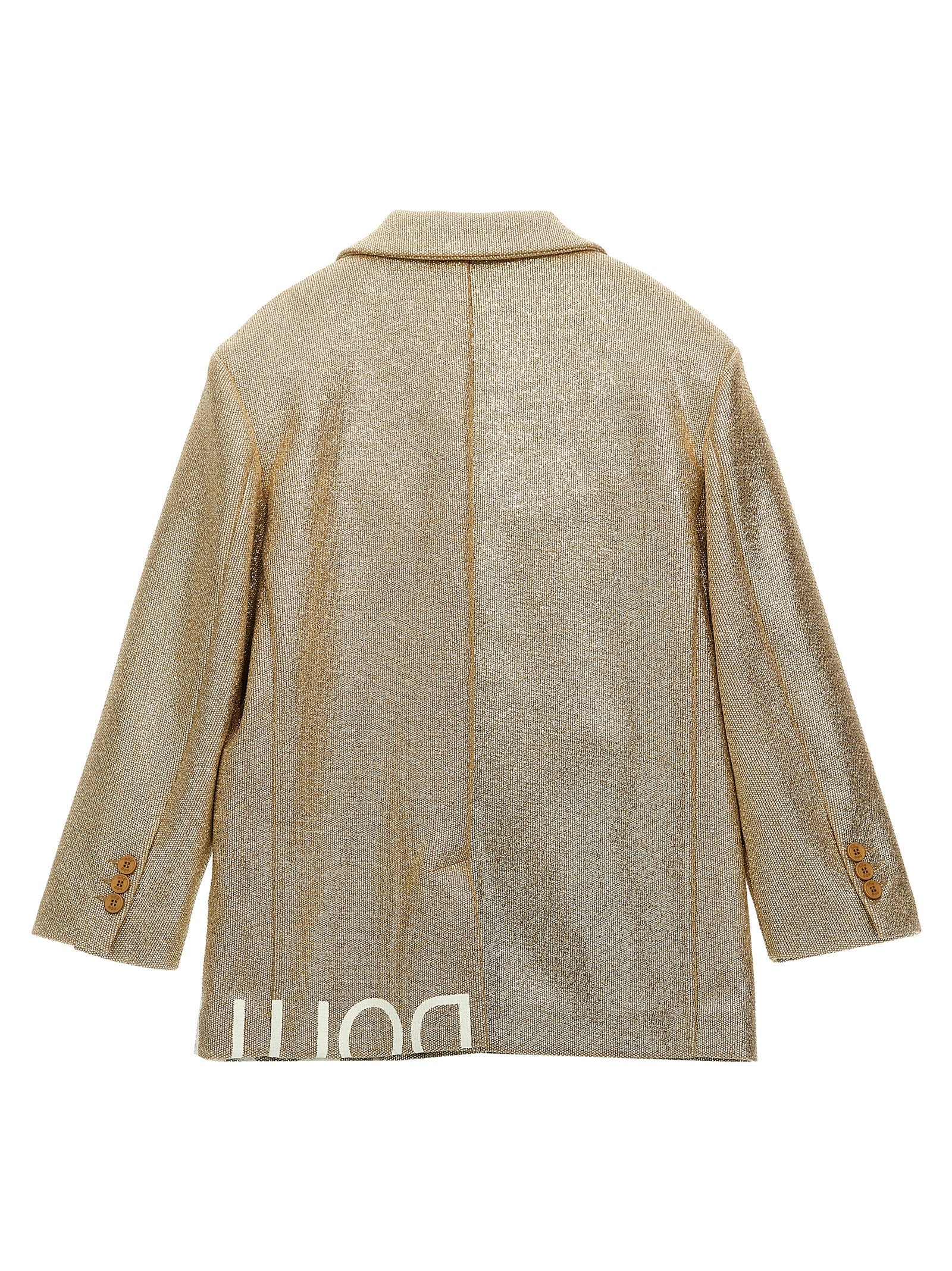 Douuod Laminated Single-breasted Blazer