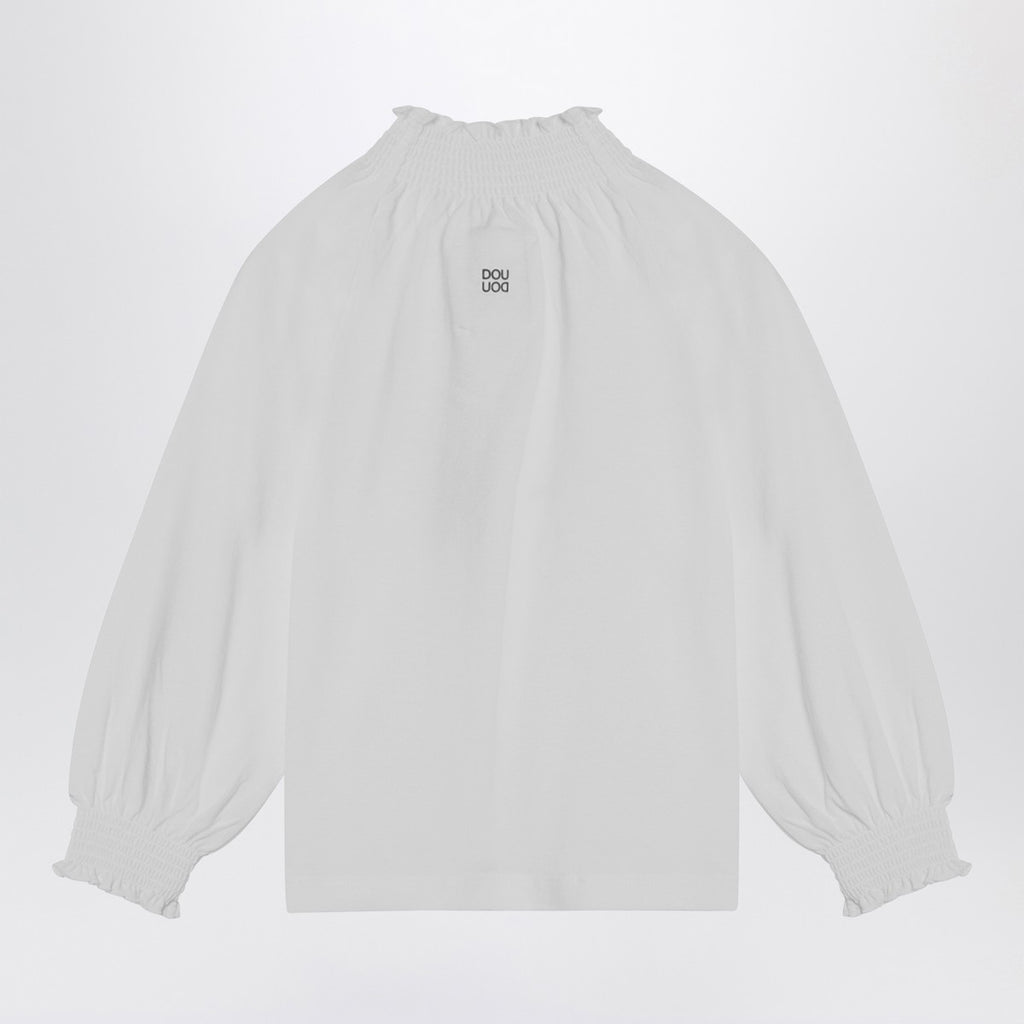 Douuod White cotton blouse