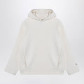 Douuod Ivory cotton blend hoodie
