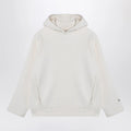 Douuod Ivory cotton blend hoodie