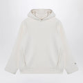 Douuod Ivory cotton blend hoodie