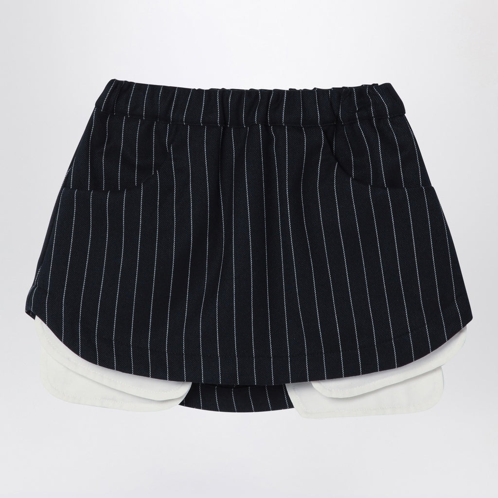 Douuod Navy blue pinstripe Grace skirt