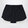Douuod Navy blue pinstripe Grace skirt