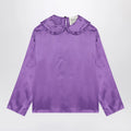 Douuod Purple satin blouse