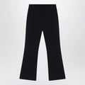 Douuod Black trousers with logo patch
