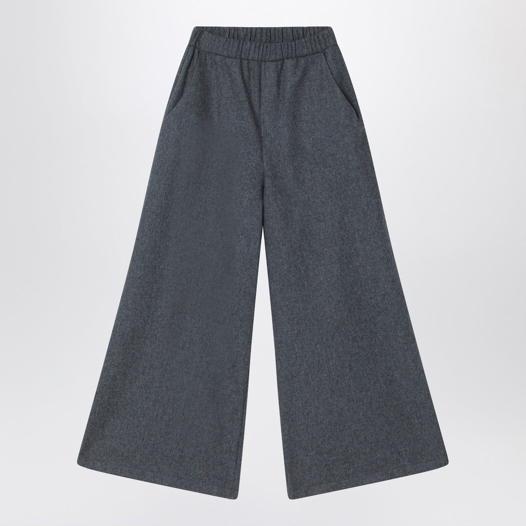 Douuod Gray wool-blend trousers