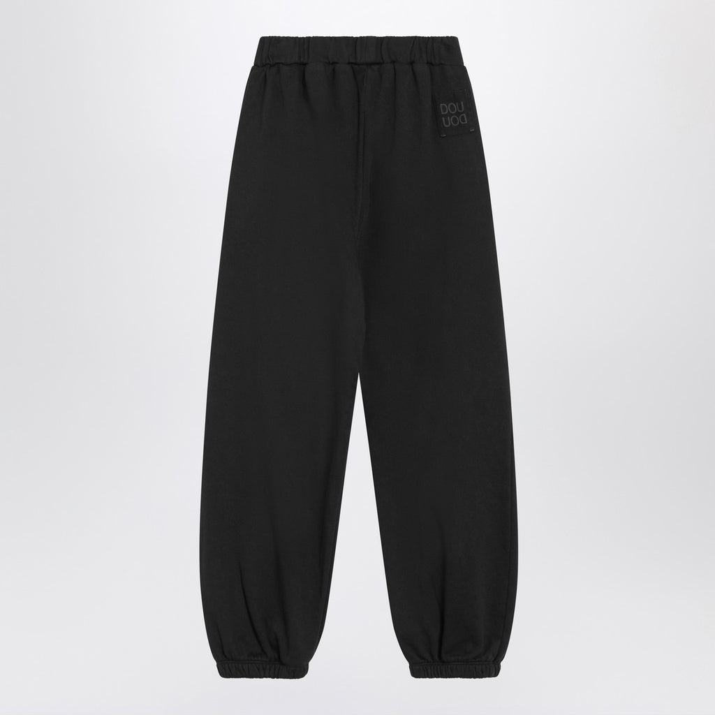 Douuod Jogging trousers in black cotton